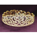 bridal round tiara